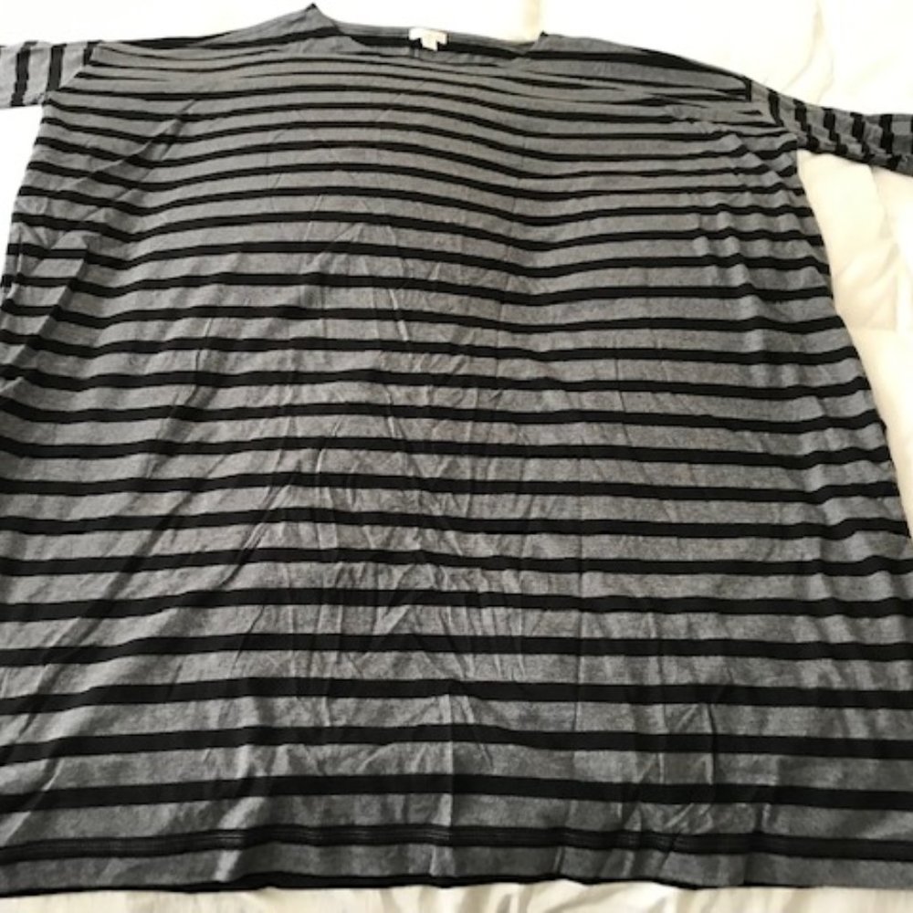 GAP - T Shirt Dress - Black Stripe